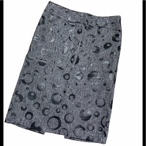 Sisley Pencil Skirt Black/Gray Designs